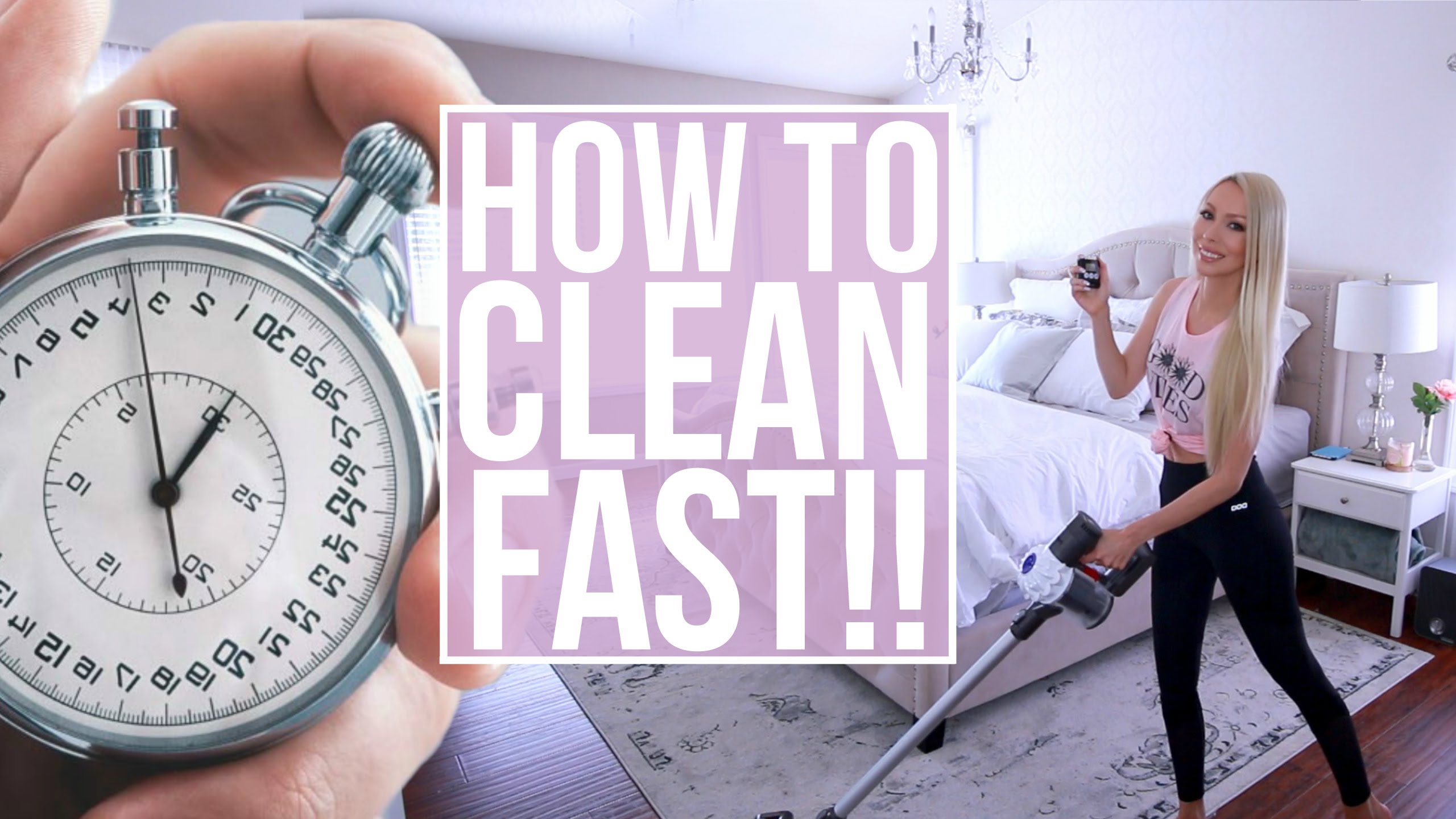 how to do speed cleaning