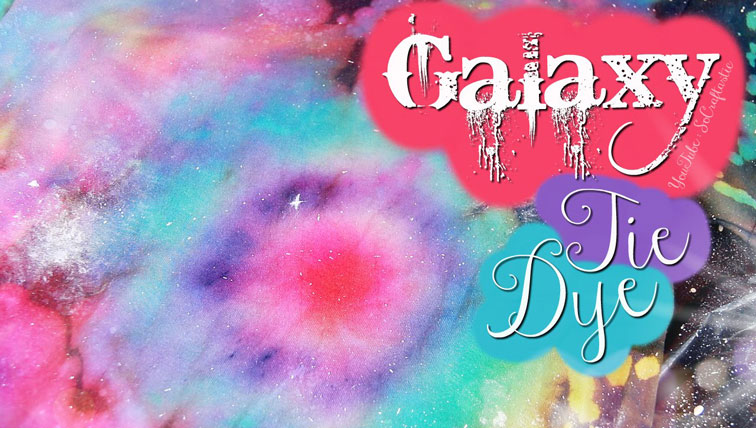 How To Galaxy Tie Dye An Old Black Shirt
