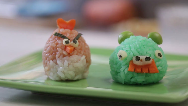 How To Make Cute Angry Birds Rice Balls