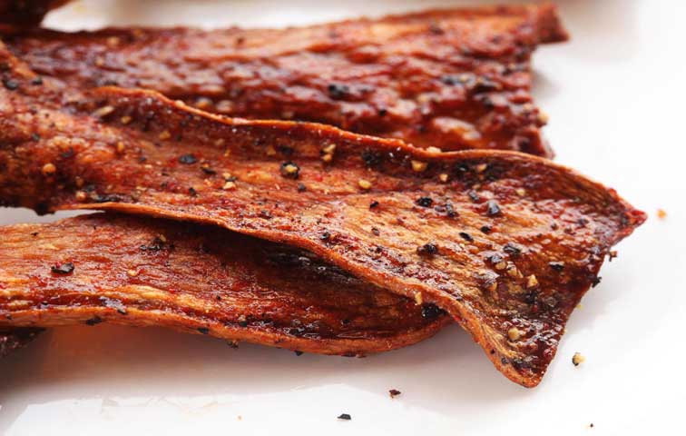 How To Prepare Vegan Bacon Made From Mushrooms