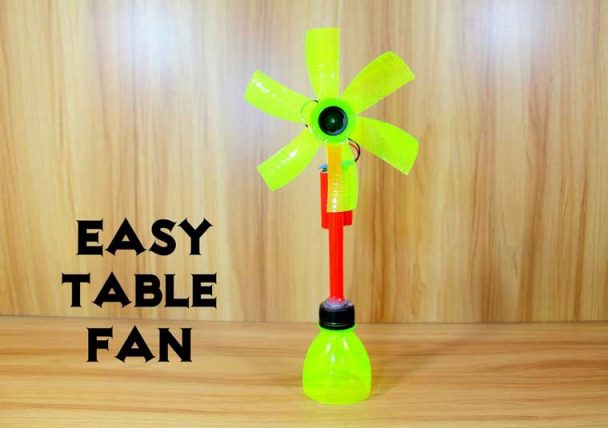 How To Make An Electric Table Fan Using Plastic Bottles – Pepe's How Tos