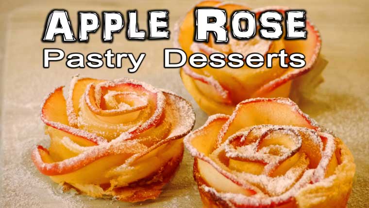 How To Make Apple Rose Pastry Dessert