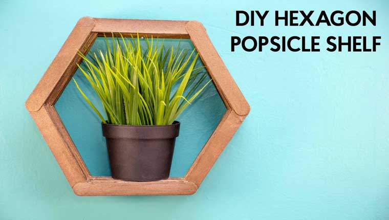 How To Make Honeycomb Shelves From, Diy Honeycomb Shelves Popsicle Sticks
